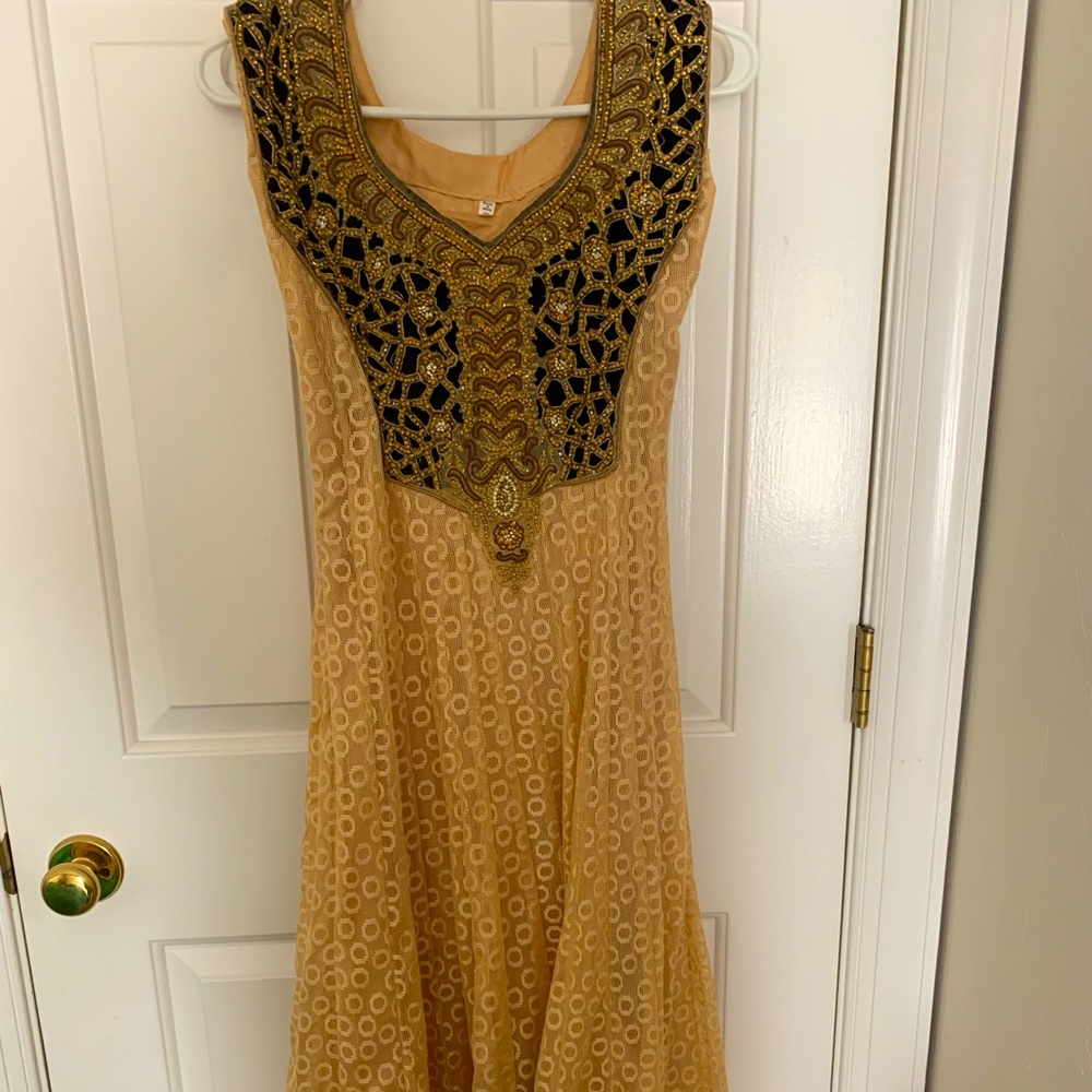 Sleeveless Indian Anarkali